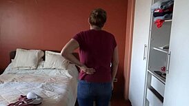 You Cant Fuck Me Come And Cum On My Tits My Friends Stepmother Asks Me!