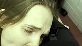 She sucks off the first guy she meets at a nightclub