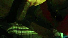 Latina performs oral on black cock in deepthroat session.