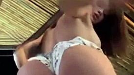 Exhibitionist Wife Showing Pussy Outdoor