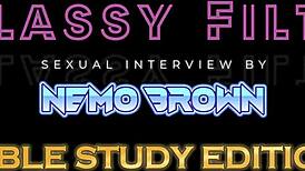 Having a chat with classy filth in her sexy interview by Nemo Brown