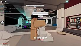 I got fucked and creampied by a horny guy in roblox game