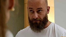 Spicy fun for two in massage session 😏