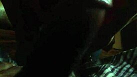 Latina performs oral on black cock in deepthroat session.