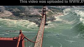 Sexy latina with bubble butt gets all the big black cock in interracial threesome.