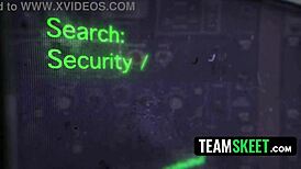 Caught And Creamed - Store Manager's Dick Down My Throat And Guard's Cum On My Face