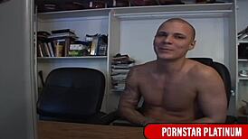 Blonde Trina Michaels passionately offers her tight pussy.