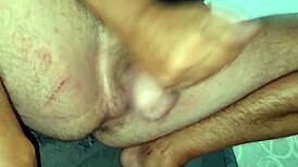 Italian Amateur Moans During Dense Cumshot Close-Up With Dirty Dialogue