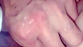 Skinny Colombian latina masturbates intensely.
