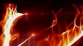 sexy mocha menage in fishnets was dp by rome major