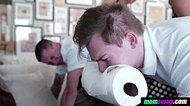 When brats misbehave, do moms swap for some naughty fun?