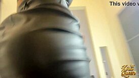 kira queen strips and pounds her slit with a thick toy