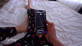 She begs for creampie, pulls off condom for intense fucking