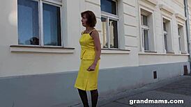 Granny Gets Sprinkled At A Wild Sex Club