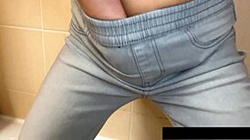 Claudias Playful Bathroom Selfie