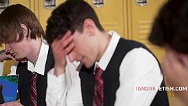 italian teacher in classroom open to questions or cocks for freeuse