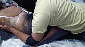 horny desi couple kiss deep and fuck passionately on bed