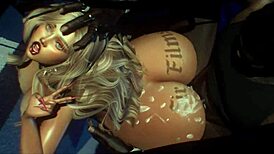 Natasha Deir Flashes Big Tits and Ass for Public Black Cock Outdoors