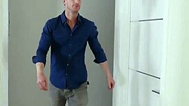 the step dad shares a secret strapon first time with his step daughter and step mom