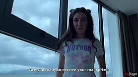 Hit the hoop 10 times, get a creampie reward!