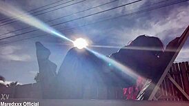 curvy seductive ms red x performs a teasing show