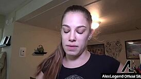 Sexy Pawg Bobbi Dylan Gets Facialized by Landlord Alex Legend 😏