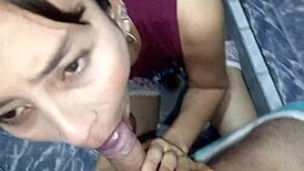 Amateur Latina Stepdaughter Sucks Cock Cum In Mouth