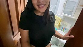 why are you brushing your teeth while i fuck you hard, stepsister?