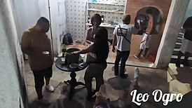 Leo Ogro's Chubby Suruba Reunion With Friends In Campo Grande!