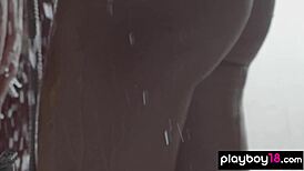 Petite Skinny Czech MILF And 18+ Lesbian Teen Elilith Noir Head To The Bath Together!