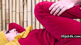 Muslim girl fucks her personal trainer - kira perez - hijab4k