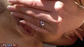 mature lesbian milf gets fingered and tasted by classy british woman in stockings