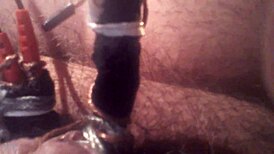 electro play with cock and penis in a private session