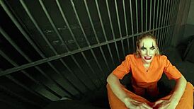 Busty Harley Rides Joker's Huge Cock