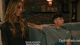 Blackmailed Petite Girl Bent Over by Bastard at Step Dad's Wake with Parker Ambrose and Millie Morgan