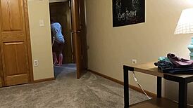 Stepdaughter Sneaks Into Stepfathers Bedroom And Fucks Him, Taboo Roleplay