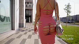 Cut Dress Sparks Public Flashing