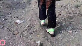 Blonde samantha rone poses alluringly