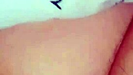 Skinny Colombian latina masturbates intensely.