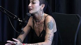 caroleta roots prefers dominating and craves gang bang with eight big dicks in sheer red lingerie video with mario