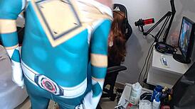 Redhead's Ass Eaten With Sex Toy