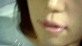 Hot jav porn with a sexy japanese girl who likes blowjob and creampie!