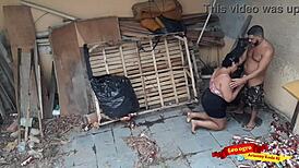 GORDINHA GOSTOSA DEU O CU PARA O CUNHADO NA CASA ABANDONADA