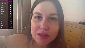 Domi Uses Vibrator in Ass for Anal Fucking and Webcam Squirt