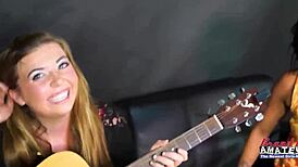 skinny cute blonde madelyn and brunette sofia finger fucking each others twat