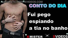 conto erotico fui pego espiando a tia no banho