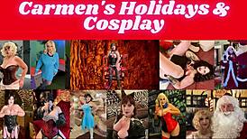 Granny Velma Dinkley investigates as a sleuth in cosplay