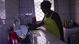 an adulterous gay couple shelters from the rain and gets fucked by foreigners in a strange anal session