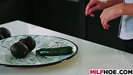 lovely stepmum gives some sultry lessons to the young guys, teaching them how to fuck