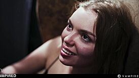 Cute Blonde Girl Mesmerized into Slave Submission: Hot Lesbian Vampire Sex